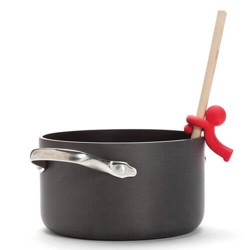 Hug Doug Spoon Saver | Spoon Holder and Lid Lifter + Lid Sid: Pot Lid  Lifter | Pot Lid Holder that Keeps Pot from Boiling over | Cool Kitchen  Gadgets